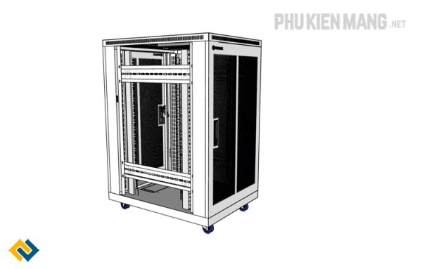 Tủ mạng 20U D800 màu trắng